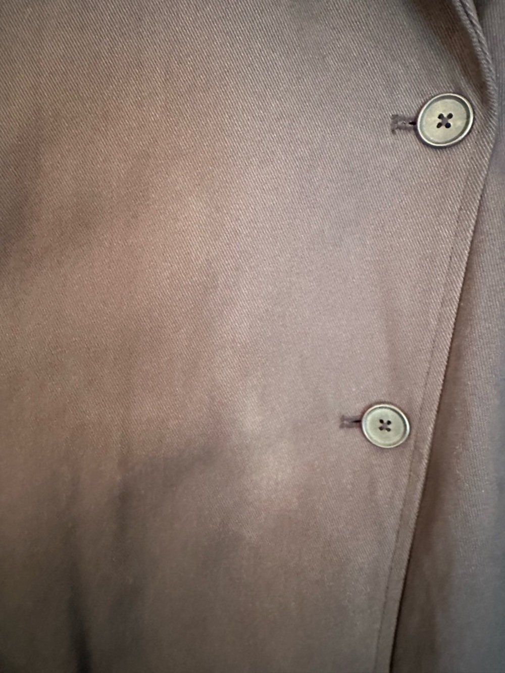 We The Free Dark Grey Trench Coat with Removable Leopard Faux Fur Collar - Picture 9 of 15